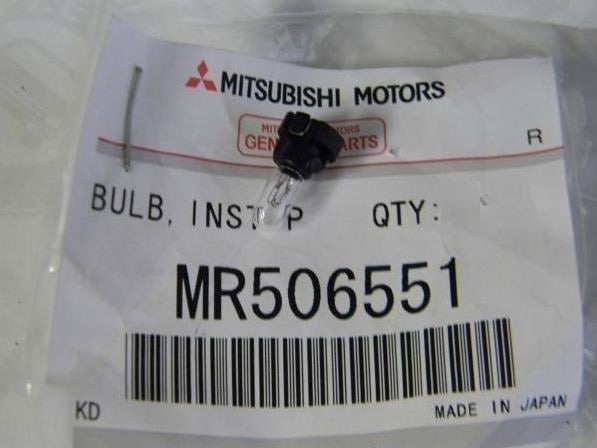 Mitsubishi MR506551 Лампа розжарювання BAX 14V 1,12W MR506551: Приваблива ціна - Купити в Україні на EXIST.UA!