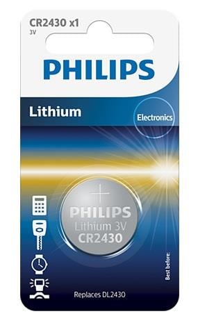 Philips CR2430/00B Батарейка Minicells 3V CR243000B: Купити в Україні - Добра ціна на EXIST.UA!