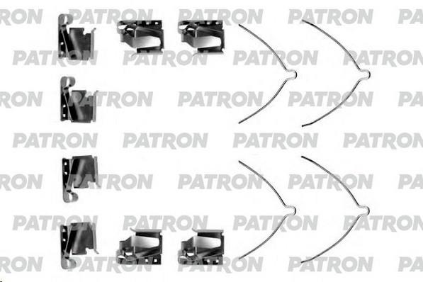 Patron PSRK1254 Комплект монтажний гальмівних колодок PSRK1254: Купити в Україні - Добра ціна на EXIST.UA!
