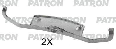 Patron PSRK1214 Комплект монтажний гальмівних колодок PSRK1214: Купити в Україні - Добра ціна на EXIST.UA!