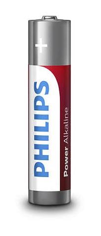 Philips Батарейка Power Alkaline AAA, 1,5V – ціна 114 UAH