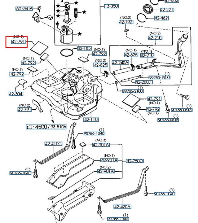 Купить Mazda GJ6A42763 – отличная цена на EXIST.UA!
