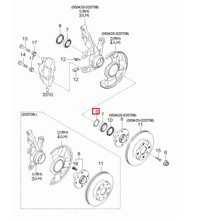 Купити Hyundai/Kia MB020 33041 за низькою ціною в Україні!