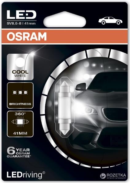 Osram 6499CW 01B Лампа світлодіодна Osram LEDriving CoolWhite Festoon 41 12V SV8,5 6499CW01B: Приваблива ціна - Купити в Україні на EXIST.UA!