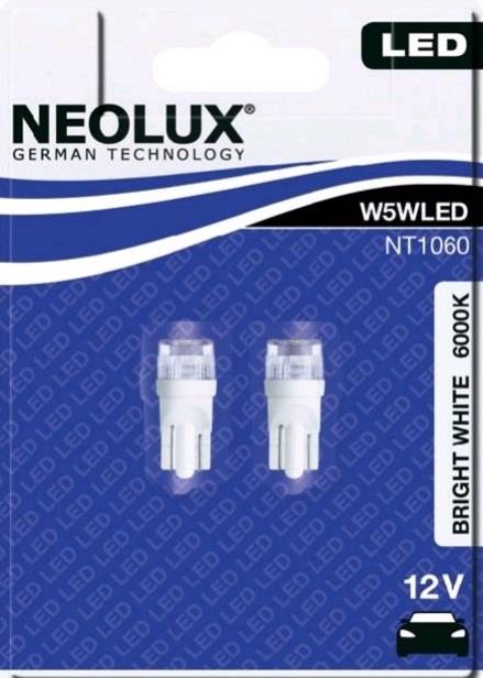 Neolux NT1060 Лампа світлодіодна T10 12V W2,1x9,5d NT1060: Купити в Україні - Добра ціна на EXIST.UA!