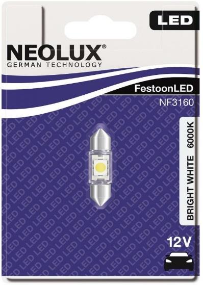 Neolux NF3160 Лампа світлодіодна Festoon 31 12V SV8,5 NF3160: Купити в Україні - Добра ціна на EXIST.UA!