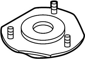 Mazda D651-34-380B Опора переднего амортизатора D65134380B: Отличная цена - Купить в Украине на EXIST.UA! D65134380B Mazda Опора переднего амортизатора