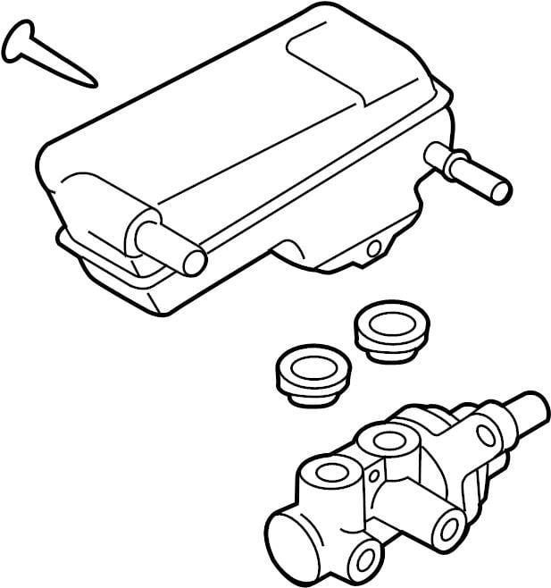 DFY44340Z Mazda Главный тормозной цилиндр