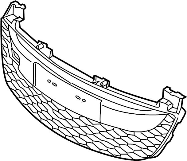 DR61501T1C Mazda Решітка бампера