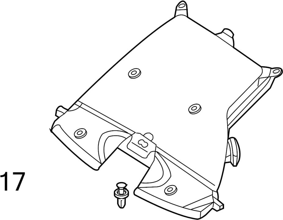 Клипса Mazda GJ6A-68-AB1