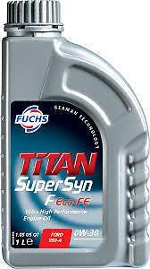 Fuchs 601223389 Моторна олива FUCHS TITAN SUPERSYN F ECO-FE 0W-30, 1л 601223389: Купити в Україні - Добра ціна на EXIST.UA!