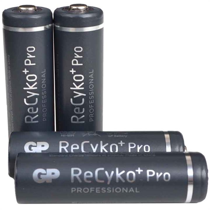 GP Batteries 25-1070 Акумулятор нікель-металогідридний Ni-MH AA GP ReСyko + Pro, 1.2V (2000mAh), 4 шт. в блістері 251070: Купити в Україні - Добра ціна на EXIST.UA!