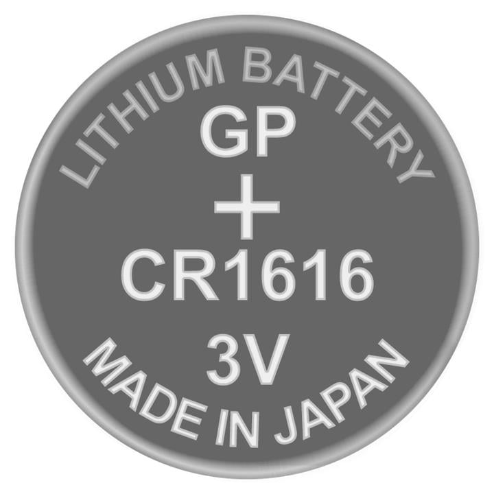 GP Batteries GPCR1616-U5 Батарейка дискова літієва CR1616 GP 3V GPCR1616U5: Купити в Україні - Добра ціна на EXIST.UA!
