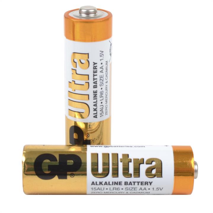 2510632 GP Batteries Батарейка щелочная Alkaaline AA Ultra (15AUHM-2UE2, LR6) GP 1.5V (2шт, блистер)