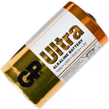 GP Batteries 25-1027 Батарейка лужна, Alkaline D Ultra (13AU, LR20) GP 1.5V 251027: Купити в Україні - Добра ціна на EXIST.UA!