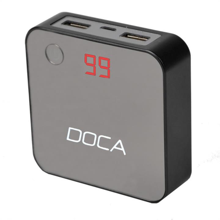 Doca  D525-BLACK Зовнішній зарядний пристрій Power Bank DOCA D525 (8400mAh), чорний D525BLACK: Приваблива ціна - Купити в Україні на EXIST.UA!
