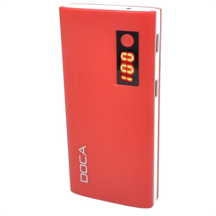 Doca  D566II-RED Зовнішній зарядний пристрій Power Bank DOCA D566II з LED дисплеєм (13000mAh), червоний D566IIRED: Купити в Україні - Добра ціна на EXIST.UA!