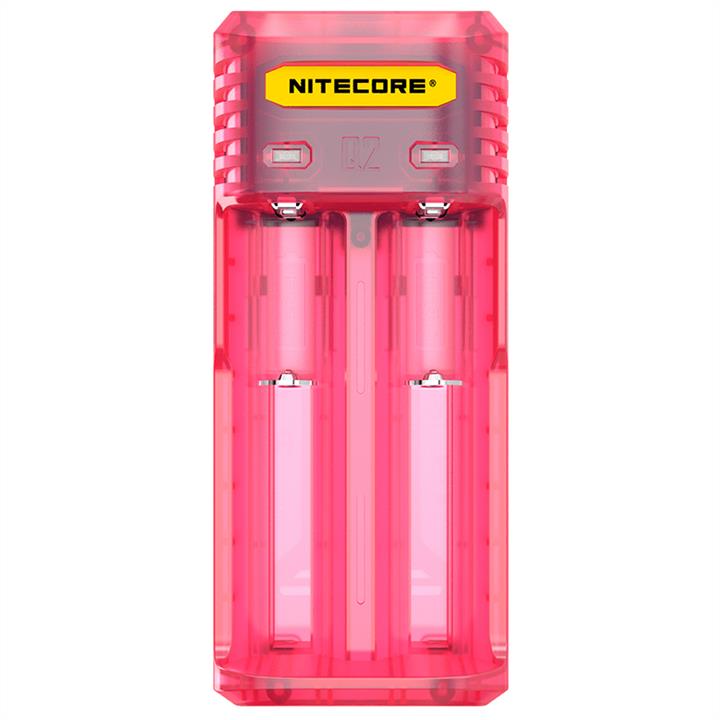 Nitecore Q2-PINK Зарядний пристрій (2 канали), рожеве Q2PINK: Купити в Україні - Добра ціна на EXIST.UA!