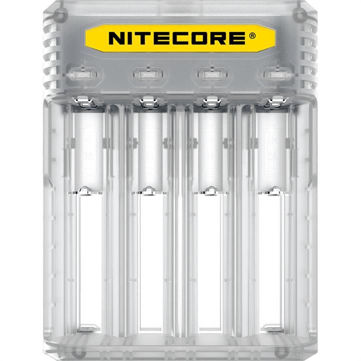 Nitecore Q4 Зарядний пристрій (4 канали), прозоре Q4: Купити в Україні - Добра ціна на EXIST.UA!