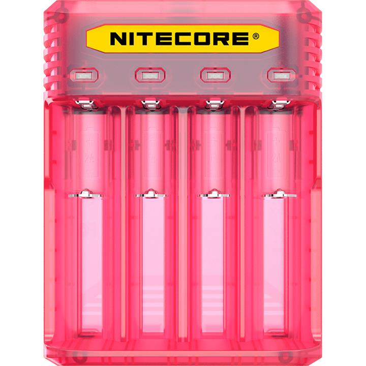 Nitecore Q4-PINK Зарядний пристрій (4 канали), рожеве Q4PINK: Купити в Україні - Добра ціна на EXIST.UA!