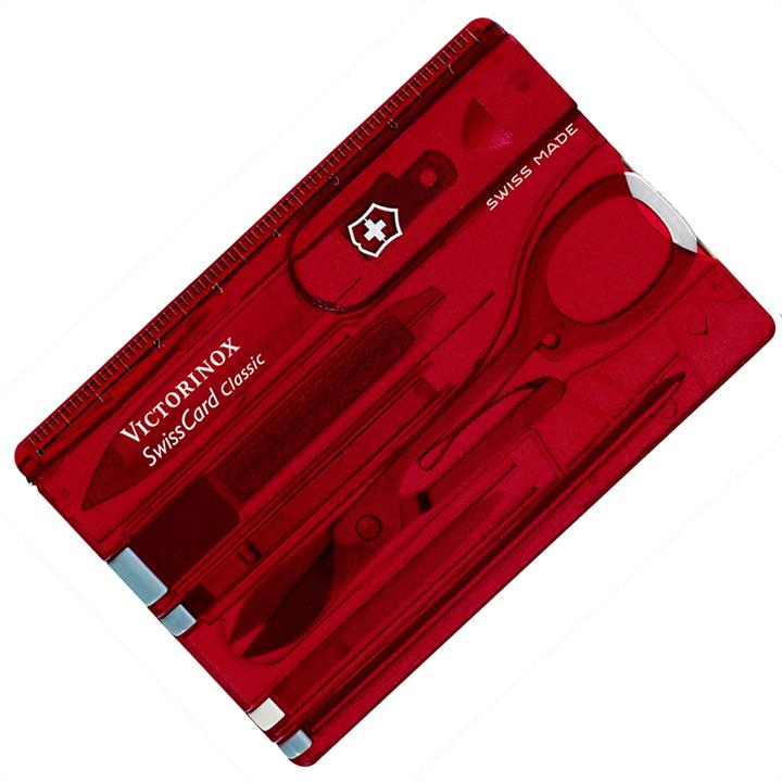 Victorinox 0.7100.T Набір Swisscard (82х54х4мм, 10 функцій), червоний 07100T: Приваблива ціна - Купити в Україні на EXIST.UA!