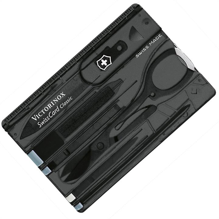 Victorinox 0.7333.T3 Набір Swisscard Lite з ліхтариком (82х54х4мм, 12 функцій), чорний 07333T3: Купити в Україні - Добра ціна на EXIST.UA!
