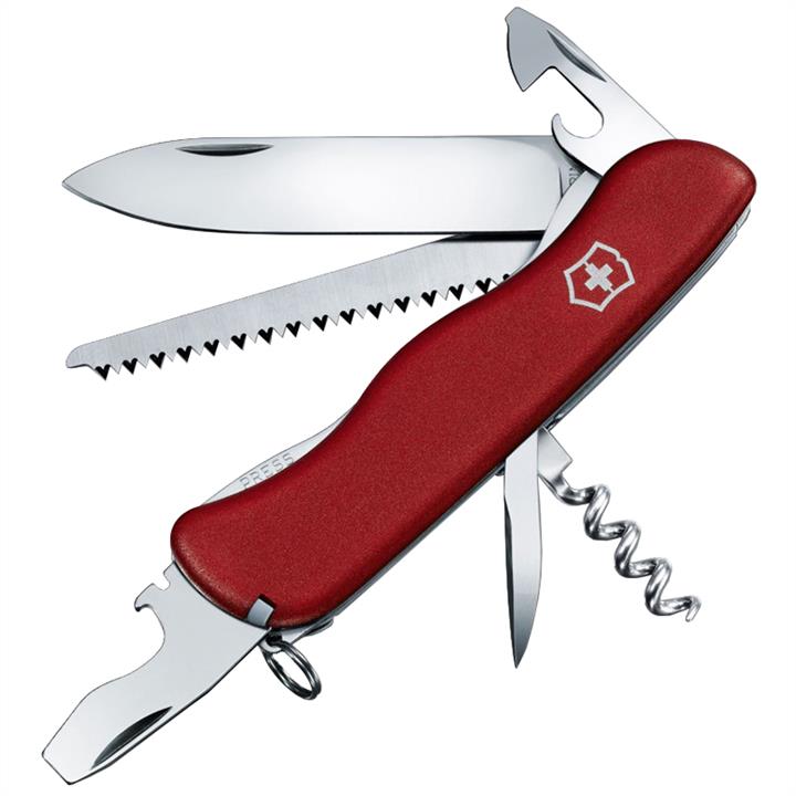 08363 Victorinox Ніж складаний, мультитул Victorinox Forester (111мм, 12 функцій), червоний 0.8363