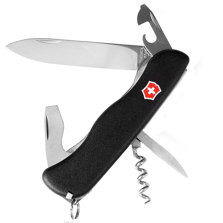 083533 Victorinox Ніж складаний, мультитул Victorinox Nomad (111мм, 11 функцій), чорний 0.8353.3