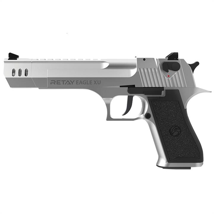 Retay X226144C Пістолет сигнальний, стартовий Retay Desert Eagle XU (9мм, 18 + 1 зарядів), хром X226144C: Приваблива ціна - Купити в Україні на EXIST.UA!