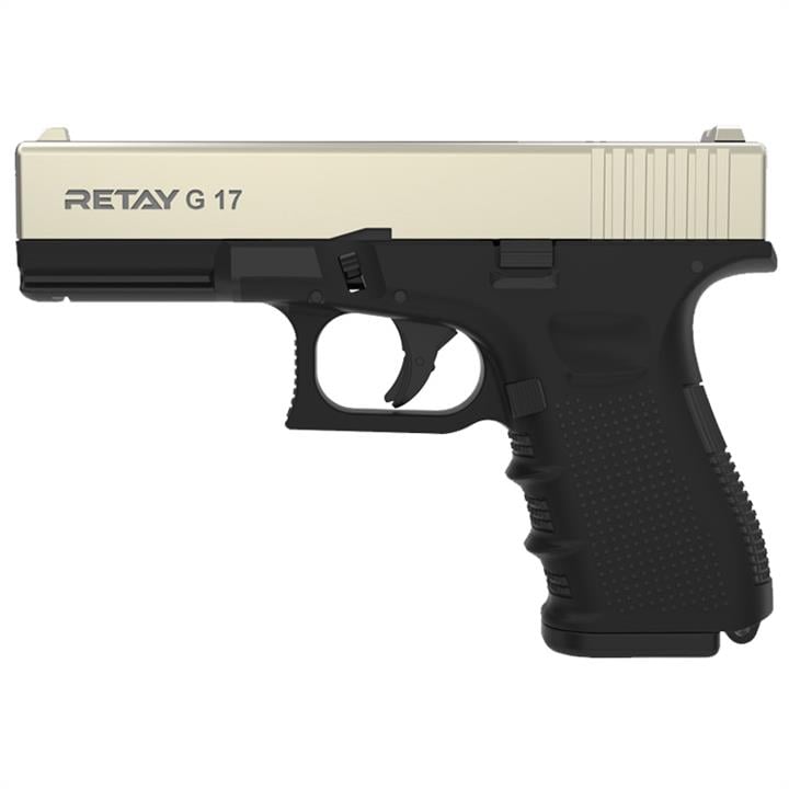Retay X314205S Пістолет сигнальний, стартовий Retay Glock G 17 (9мм, 14 зарядів), сатин X314205S: Купити в Україні - Добра ціна на EXIST.UA!
