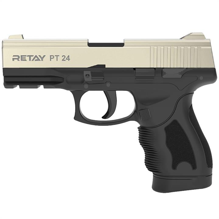 Retay R506933S Пістолет сигнальний, стартовий Retay Taurus PT24 (9мм, 15 зарядів), сатин R506933S: Купити в Україні - Добра ціна на EXIST.UA!