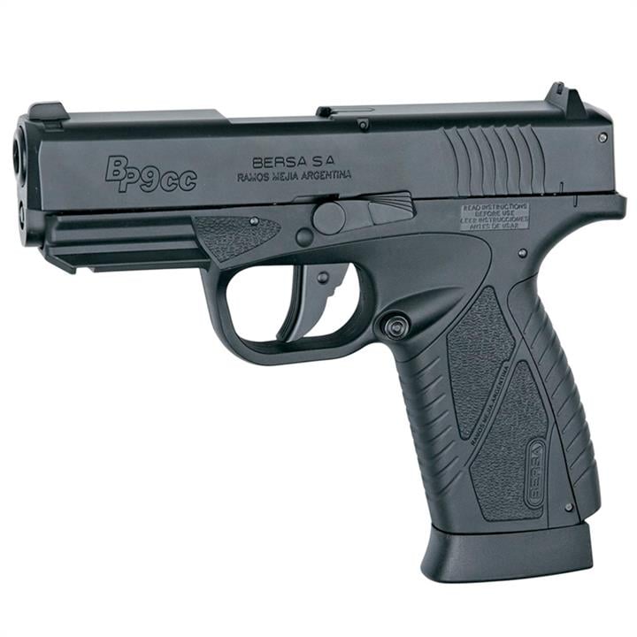 17301 ASG Пістолет пневматичний ASG Bersa BP9CC Blowback (4,5mm), чорний