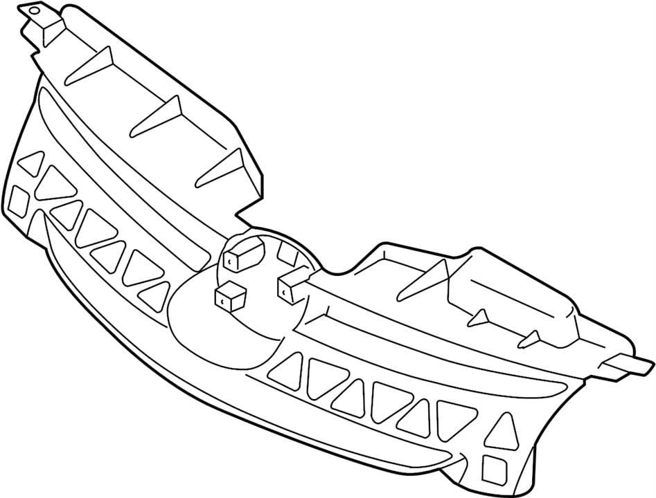 C23750711D Mazda Решітка радіатора
