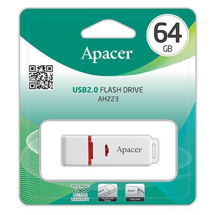 Apacer AP64GAH223W-1 Накопичувач Apacer 64GB USB 2.0 AH223 Orange AP64GAH223W1: Купити в Україні - Добра ціна на EXIST.UA!