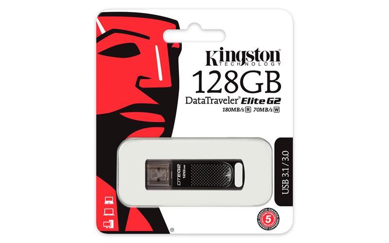 Kingston DTEG2/128GB Накопичувач Kingston 128GB USB 3.1 DT Elite G2 Metal Black DTEG2128GB: Купити в Україні - Добра ціна на EXIST.UA!