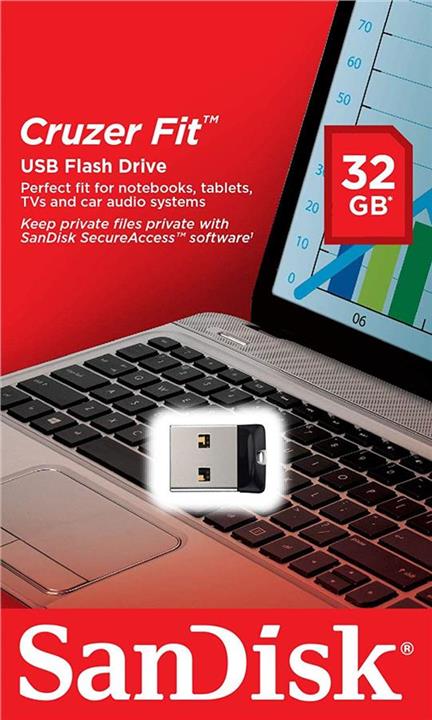 Sandisk SDCZ33-032G-G35 Накопичувач SanDisk 32GB USB Cruzer Fit SDCZ33032GG35: Купити в Україні - Добра ціна на EXIST.UA!