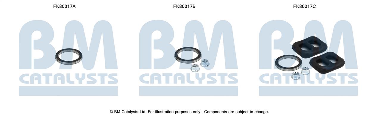 BM Catalysts FK80017 Комплект для монтажу, каталізатор FK80017: Купити в Україні - Добра ціна на EXIST.UA!