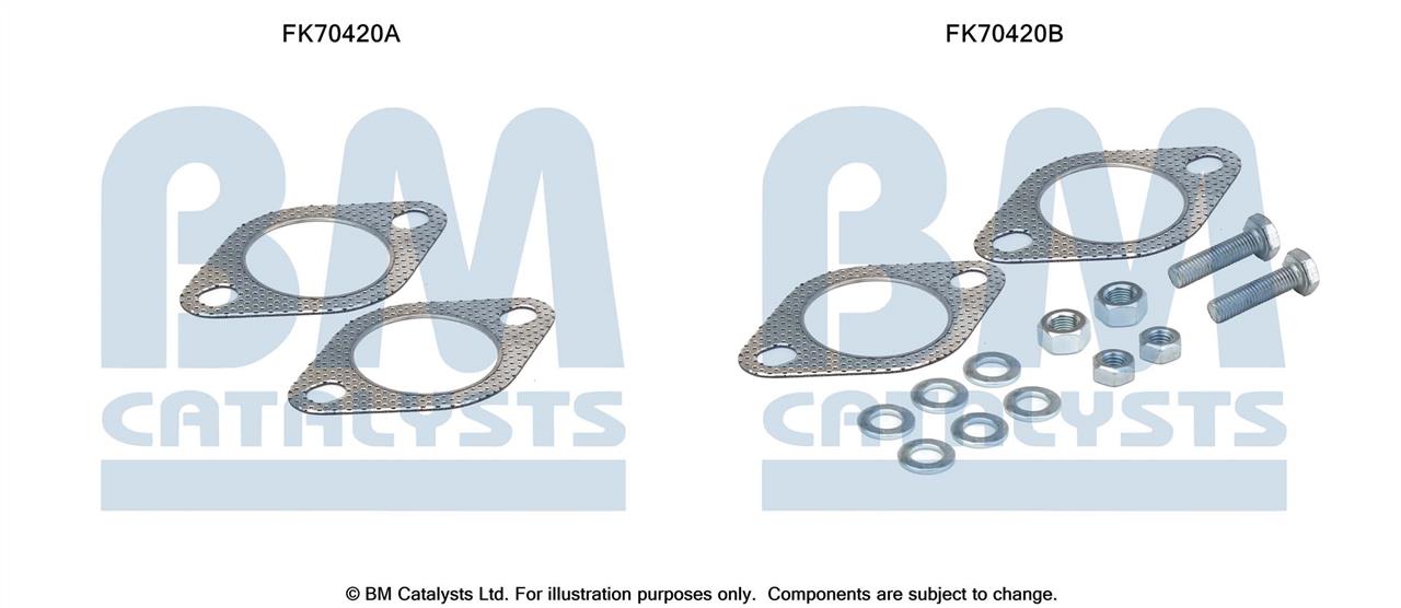 BM Catalysts FK70420 Комплект монтажний кріплень вихлопної системи FK70420: Купити в Україні - Добра ціна на EXIST.UA!