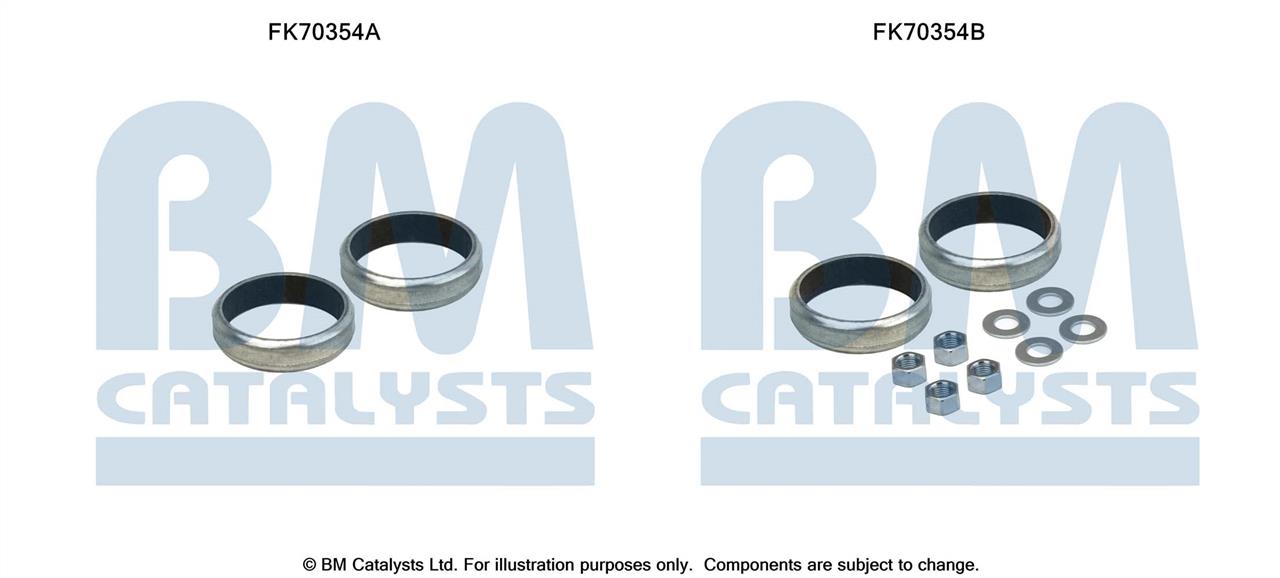BM Catalysts FK70354 Комплект монтажний кріплень вихлопної системи FK70354: Купити в Україні - Добра ціна на EXIST.UA!