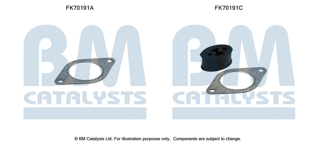 BM Catalysts FK70191 Комплект монтажний кріплень вихлопної системи FK70191: Купити в Україні - Добра ціна на EXIST.UA!