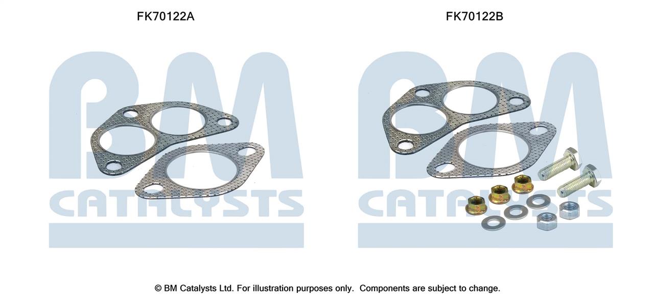 BM Catalysts FK70122 Комплект монтажний кріплень вихлопної системи FK70122: Купити в Україні - Добра ціна на EXIST.UA!