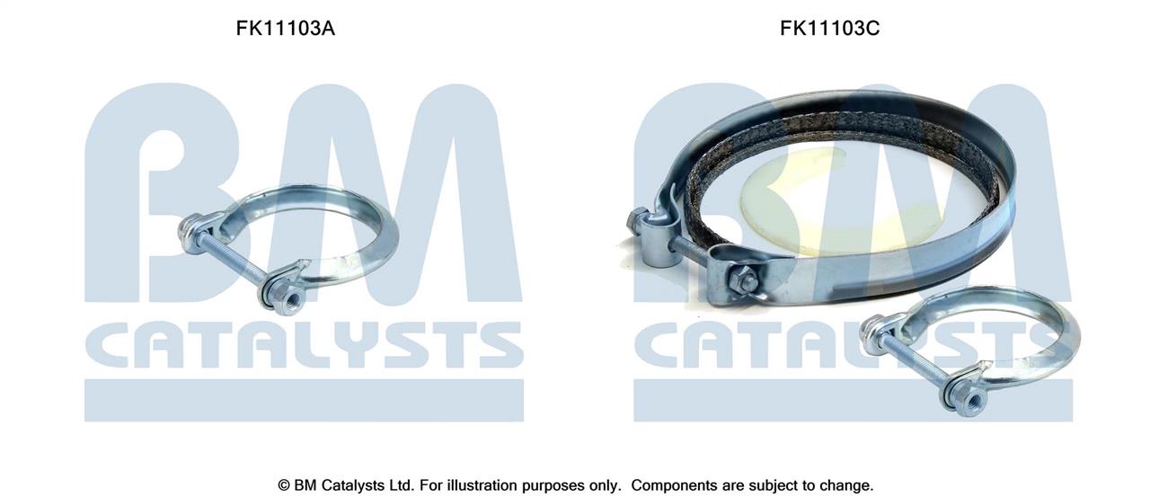 BM Catalysts FK11103 Фільтр сажевий DPF FK11103: Приваблива ціна - Купити в Україні на EXIST.UA!