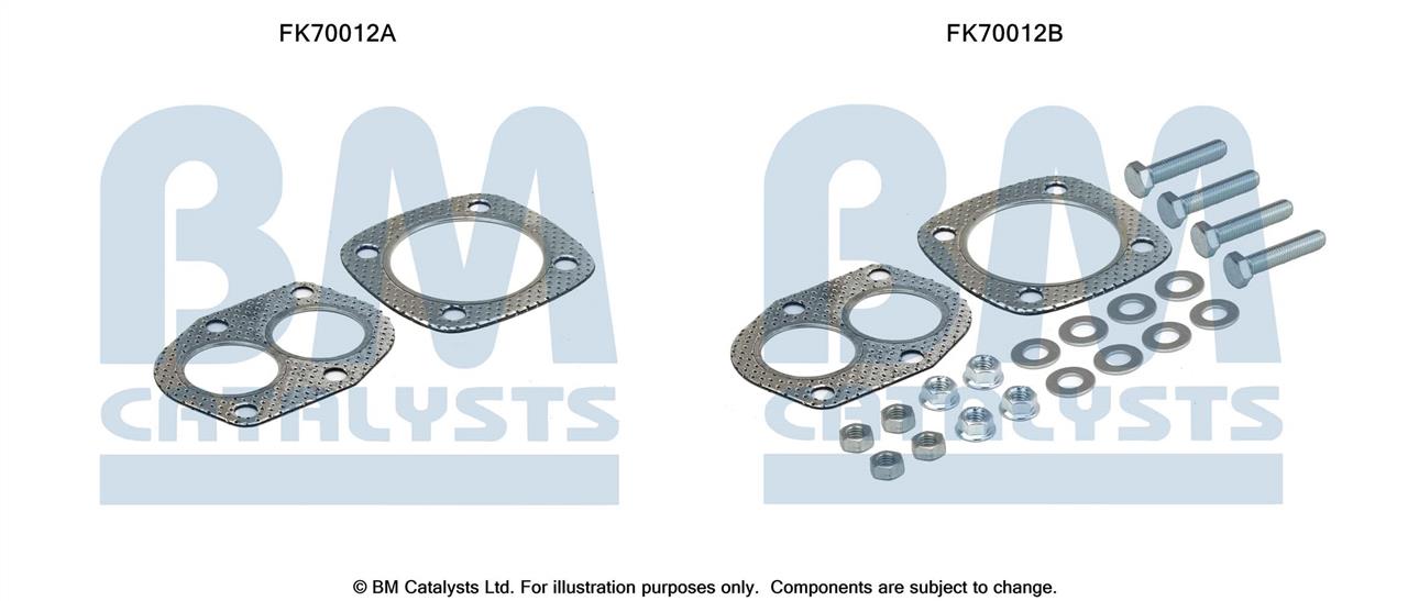 BM Catalysts FK70012 Комплект монтажний кріплень вихлопної системи FK70012: Купити в Україні - Добра ціна на EXIST.UA!