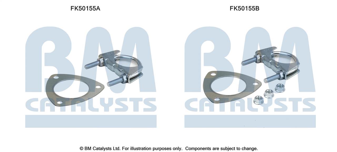 BM Catalysts FK50155 Комплект монтажний кріплень вихлопної системи FK50155: Купити в Україні - Добра ціна на EXIST.UA!