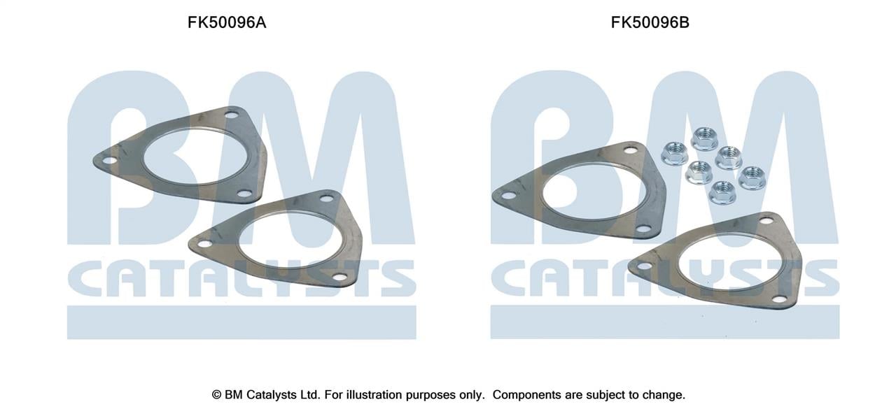 BM Catalysts FK50096 Комплект монтажний кріплень вихлопної системи FK50096: Купити в Україні - Добра ціна на EXIST.UA!