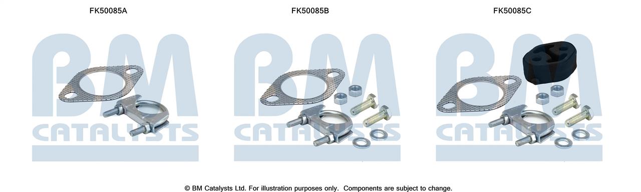 BM Catalysts FK50085 Комплект монтажний кріплень вихлопної системи FK50085: Купити в Україні - Добра ціна на EXIST.UA!
