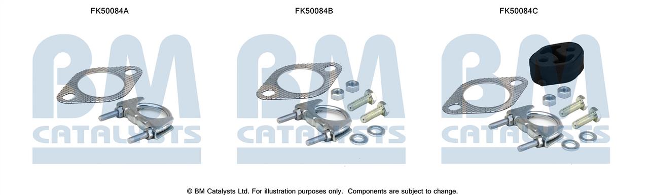 BM Catalysts FK50084 Комплект монтажний кріплень вихлопної системи FK50084: Купити в Україні - Добра ціна на EXIST.UA!