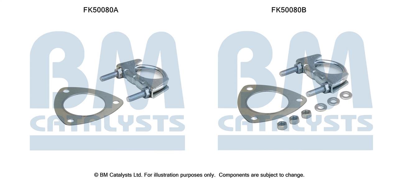 BM Catalysts FK50080 Комплект монтажний кріплень вихлопної системи FK50080: Купити в Україні - Добра ціна на EXIST.UA!