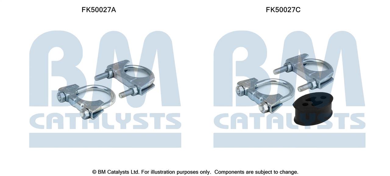 BM Catalysts FK50027 Комплект монтажний кріплень вихлопної системи FK50027: Купити в Україні - Добра ціна на EXIST.UA!
