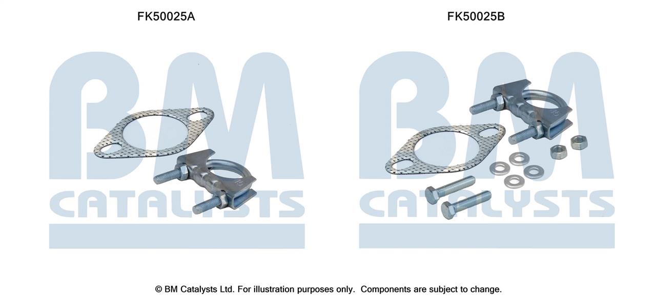 FK50025 BM Catalysts Комплект монтажный крепежей выхлопной системы